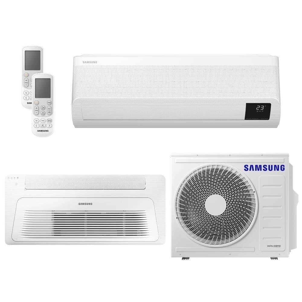Ar Condicionado Multisplit Bi 27000 Btu(9000+18000) Quente/frio - Inverter - Samsung - 220v - Aj025anapkh Aj052dn1d / Aj050axj2kh