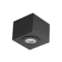 Luminária Plafon Sobrepor Preto 13x10,5cm Bivolt Dital