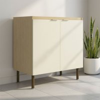 Balcão de Cozinha 80 Cm Nanda 2 Portas Nature/Arenas - Tecno Mobili