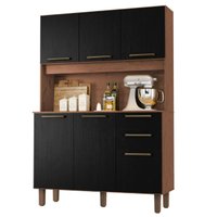 Armário de Cozinha Completa 6 Portas 2 Gavetas 1,20m Star