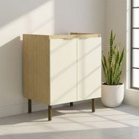 Balcão de Cozinha 60cm Nanda 2 Portas Nature/Arenas - Tecno Mobili