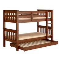 Beliche Madeira Maciça Com Cama Auxiliar 730X715EA Castanho Acetinado Marjori