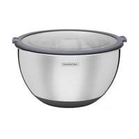 Bowl Tramontina Cucina em Aço Inox com Tampa Plástica 25 cm 5 Litros