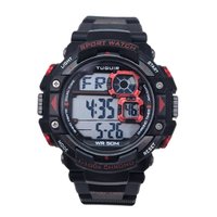 Relógio Masculino Tuguir Digital TG30460 Preto e Vermelho