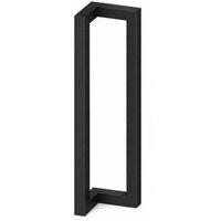 Pé de Mesa de Jantar Industrial 17,5x17,5x73cm Aço Carbono Preto Ambiente Interno Evidence