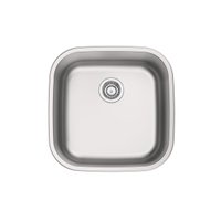 Cuba Aria Maxi 40 BS Prime em Aço Inox Acetinado Tramontina 40 x 40 x 20 cm com Válvula