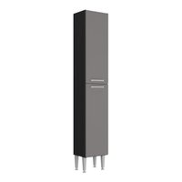 Paneleiro Armário de Cozinha 31,5cm 2 Portas Flex Pequim Multimóveis MP2382