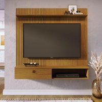 Painel Bancada Suspensa Iris Porta Basculante Cumaru - Pallazio