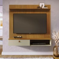 Painel Bancada Suspensa Iris Porta Basculante - Pallazio Cor:Cumaru e Opala