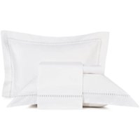 Jogo de Cama Casal 4 Pçs Bordados em Cetim 300 Fios 100% Algodão Altenburg Cercle Cinza