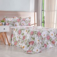 Kit Cobre Leito Solteiro Ultra Lisse New 100% Poliéster 160x220cm Caterina