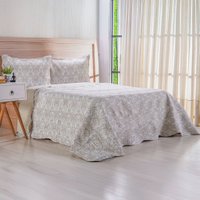 Kit Cobre Leito Queen Ultra Lisse New 100% Poliéster 230x250cm Livorno