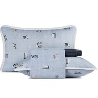 Jogo de Cama Casal 4 Pçs Mundo Kids Malha 100% Algodão Altenburg Mini Obra