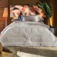 Edredom Casal Blend Sense Pop Up 100% Poliéster 210x230cm Altenburg Off White