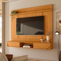 Painel Rack Bancada Aura MDP 2 Portas Deslizantes Cinamomo - Pallazio