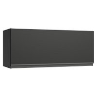 Armário Aéreo 80 cm 1 Porta Basculante Preto Nice Madesa