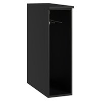 Balcão Porta-Pano 20 cm Suspenso Preto Nice Madesa