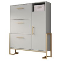 Sapateira 4 Gavetas P1062 96 cm Arenas Dourado PP Milani Store