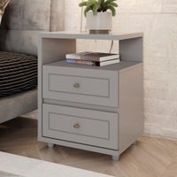 Mesa de Cabeceira 02 Gavetas Amy Casa 812