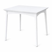 Mesa para 4 Lugares Desmontável Júpiter 70cm em Polipropileno Branco Acrilys