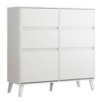 Cômoda Sapateira Com 4 Gavetas 2 Portas Kansas