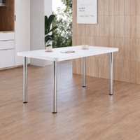 Mesa Estrutura Cromada MC1010-TP800 Tampo 1500x800x45mm