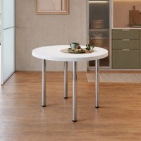 Mesa Estrutura Cromada MC4090-TP813 Tampo 900x45mm