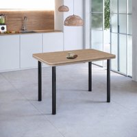 Mesa Estrutura MP4020-TP805 Tampo 1200x750x45mm - Preto/Mel