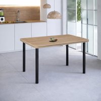 Mesa Estrutura MP1010-TP800 Tampo 1500x800x45mm Preto/Mel