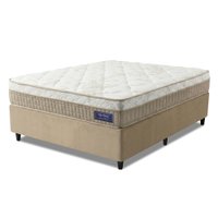 Cama Box Desmontável Colchão Queen Molas Ensacadas Euro In Natural Confort 158x198x63cm