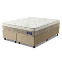 Cama Box Colchão King Molas Ensacadas Euro In Natural Confort 193x203x63cm