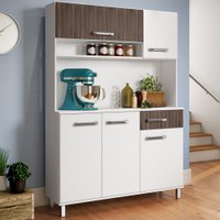 Kit Cozinha 1 Gaveta 5 Portas Grande