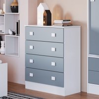 C&ocirc;moda Infantil em MDP 15mm 4 Gavetas Percasa
