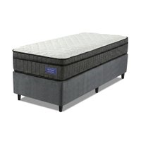 Cama Box Colchão Solteiro Ortopédico D33 Euro Pillow Ultra 88x188x63cm