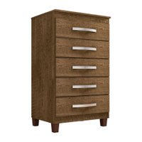 Cômoda para Quarto 5 Gavetas Monique Malbec - Pallazio