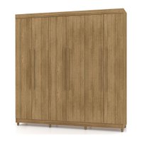 Guarda Roupa Casal 6 Portas 218 cm Elegância Nature -  Pallazio