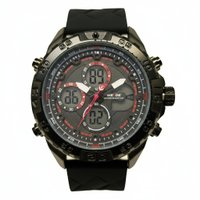 Relógio Masculino Weide AnaDigi WH6909 - Preto e Vermelho