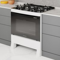 Fogão 5 Bocas a Gás Bivolt Premium Glass Realce CR230 Branco