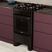 Fogão 4 Bocas a Gás/Elétrico com AirFryer 127V Alpro 440 Realce CR231 Preto