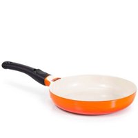 Frigideira Le Cook com Revestimento Cerâmico 24Cm com Cabo Destacável Laranja  LC1807