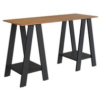 Mesa Escrivaninha Cavalete B61 135 cm Mell Preto NOVAM