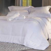 Edredom Solteiro Suíte 100% Poliéster 160x240cm Tessi Branco