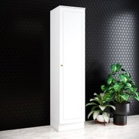Paneleiro Americana 1 Porta 5 Prateleiras Branco - Henn