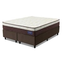 Cama Box Colchão Queen Molas Superlastic Euro Pillow Start 158x198x62cm Apolo