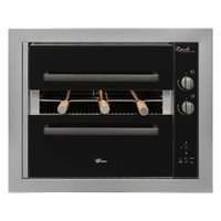 Churrasqueira Fischer 36170 a Gás Embutir Ranch 3 Espetos Inox GLP