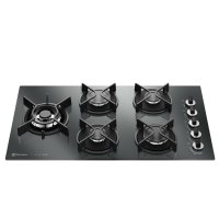 Cooktop Electrolux KE5HP 5 Bocas a Gás Espelhado Home Pro Preto