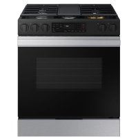 Fogão de Piso Samsung NSG6DG8300SRAZ 5 Bocas Série 3 Wi-Fi e Air Fry Preto Inox