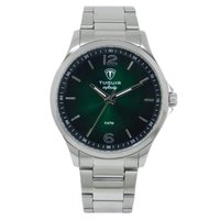 Relógio Masculino de Aço Tuguir Analógico Infinity TGI37220 Prata e Verde