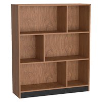 Estante Multiuso 6 Nichos B25 110X90 cm Mell Preto NOVAM
