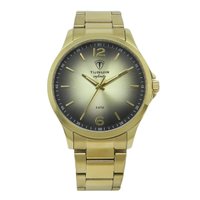 Relógio Masculino de Aço Tuguir Analógico Infinity TGI37222 Dourado